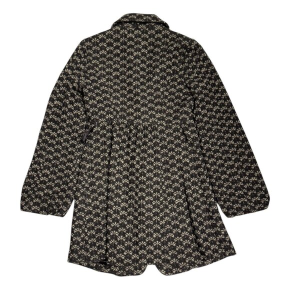 UNITED COLORS OF BENETTON Vintage 90s Luxury Designer Brown Coat Womens 2XS - Picture 4 of 6